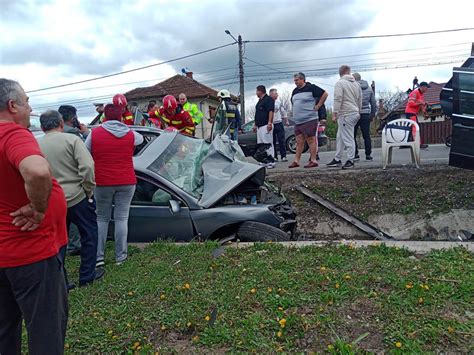 Accident rutier cu victime în Drăguțești Impact in Gorj