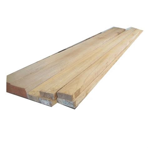 Rectangular Natural Brown Ghana Teak Wood Log Thickness 5 8 Inch At