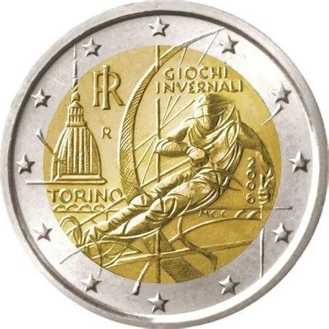 PIÈCE COMMÉMORATIVE 2 euro Italie 2006 Jeux Olympiques d hiver de