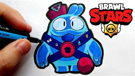 Comment Dessiner Squeak Brawl Stars Youtube