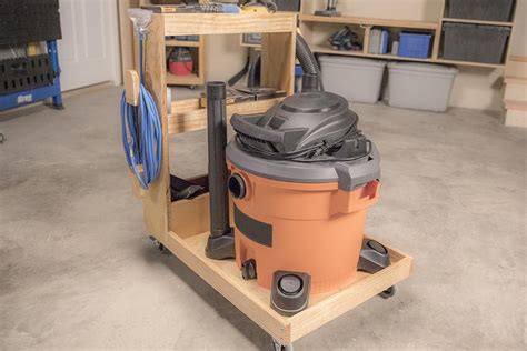 Shop Vacuum Cart with Onboard Storage | Kreg Tool