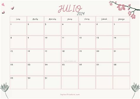 Calendario Mes De Julio 2024 Para Imprimir Pdf Cicily Guinevere