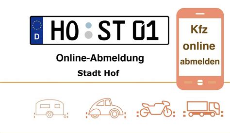 Auto abmelden in Stadt Hof Online für 19 99 Euro