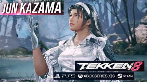 Jun Kazama Gameplay Trailer Tekken 8 PS5 STEAM Xbox Series X Y S