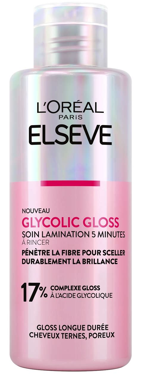 Soin Lamination 5 Minutes Elseve Glycolic Gloss L Oréal Paris