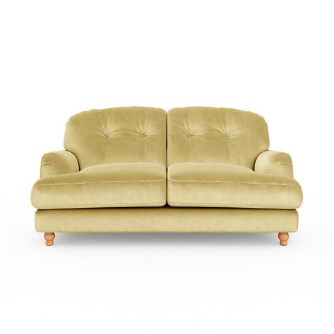 Martha Vintage Velvet 2 Seater Sofa Dunelm