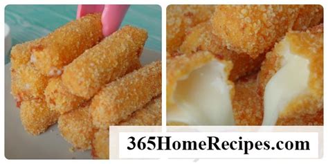 Fried Mozzarella Cheese Sticks Recipe For Crispy Snack