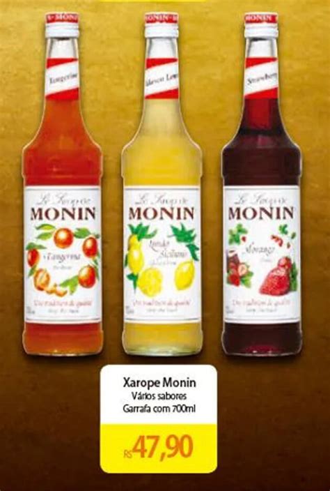 Xarope Monin 700ml oferta na Atacadão