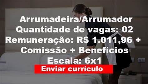 Arrumadeira Arrumador Vagas E Oportunidades