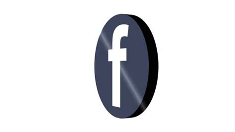 3d animated Facebook logo animation in a... | Stock Video | Pond5