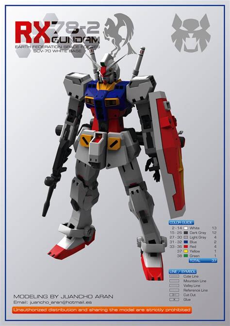 [Free Template] RX 78-2 Gundam Papercraft ver. Juancho Aran - Brian ...