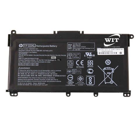 TF03XL HT03XL Laptop Original Battery For Hp 250 G7 HP Pavilion 15 CC