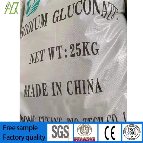 Food Industrial Grade Cas No Sodium Gluconate Gluconic Acid