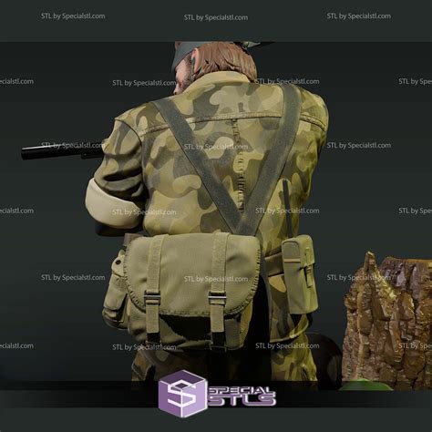 Naked Snake Metal Gear Solid Digital Sculpture SpecialSTL