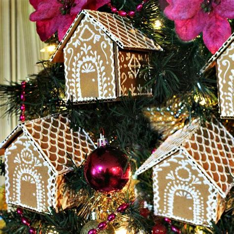 Mark Montano Pattern For Gingerbread House Ornament