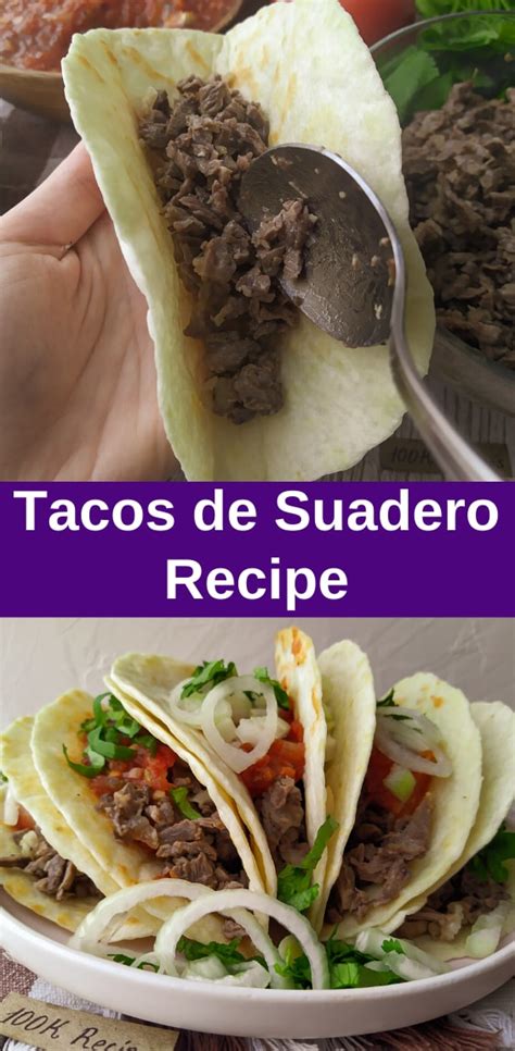 Tacos de Suadero Recipe | {Suadero meat}