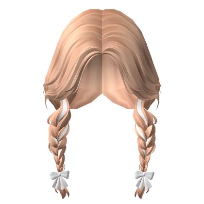 Ribbon Bow Braids Blonde Roblox Item Rolimon S