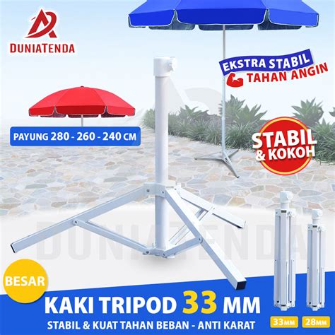 Jual DT Payung Tenda 240 Cm Payung Jualan Besar Jumbo Payung Pantai