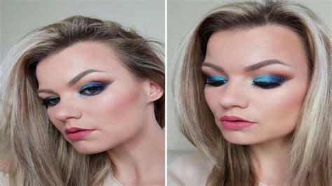 Blue Makeup Soft Cut Crease Efektowny Makijaz Wieczorowy Dla