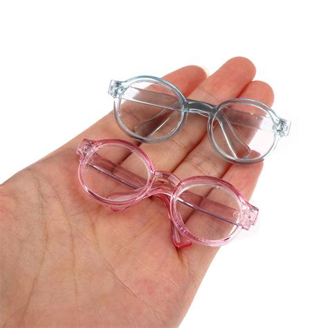 Buy Plush Doll Glasses Accessory Round Frame 6595cm Eyewear Clear Lens At Affordable Prices