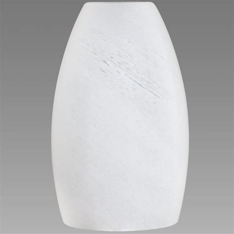 White Art Glass Shade Lipless With 1 58 Inch Fitter Opening Lampshades