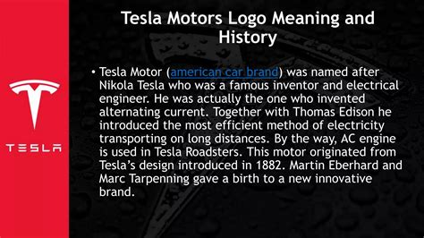 Tesla Motors PPT