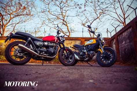 Triumph Street Twin Vs Ducati Scrambler Reviewmotors Co