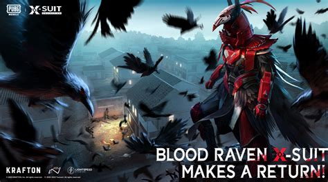 PUBG Mobile X Suit The Blood Raven X Suit Returns In The Game CHECK