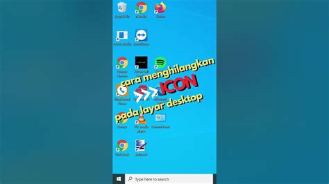 Cara Menghilangkan Icon Desktop Shorts Videoshort Shortvideo