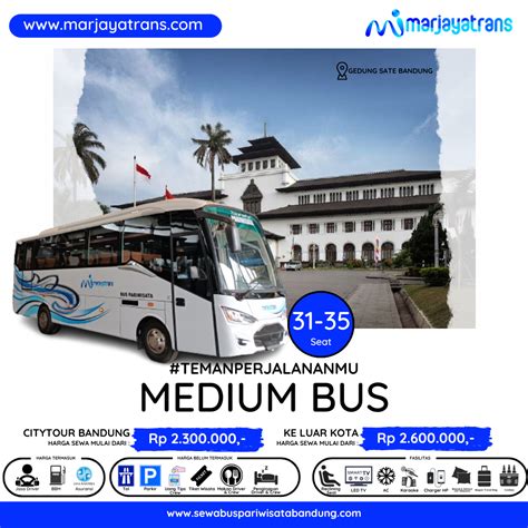 Sewa Bus Pariwisata Bandung I Marjaya Trans I Harga Sewa Bus Pariwisata