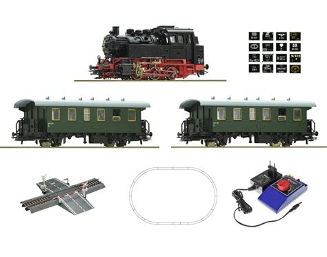 Erlebniswelt Modellbahn Roco 51161 Analog Startset Dampflok BR 80 Mit