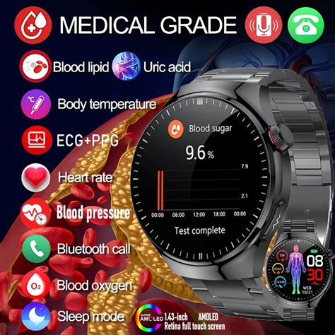 Reloj Inteligente De Grado M Dico Para Hombre Y Mujer Pulsera Con