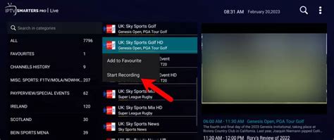 How To Record Live Tv Content On Iptv Smarters Pro