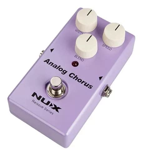 Pedal Efecto Guitarra Analog Chorus Nux Color Lila MercadoLibre