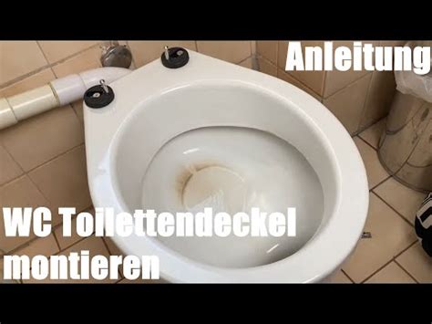 Wc Toilettendeckel Montieren Dombach Wc Sitz Klodeckel Mit