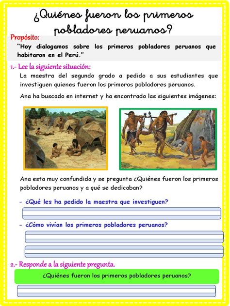 Los Primeros Pobladores Peruanos Pdf