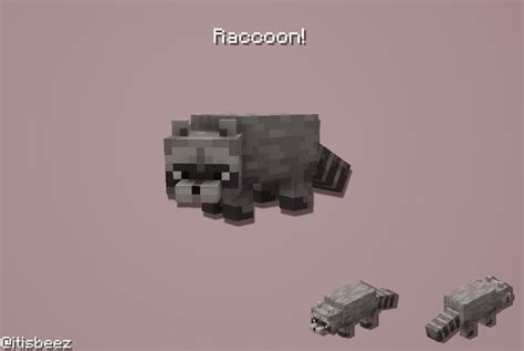 Raccoon Minecraft Mods Minecraft Designs Minecraft Mobs