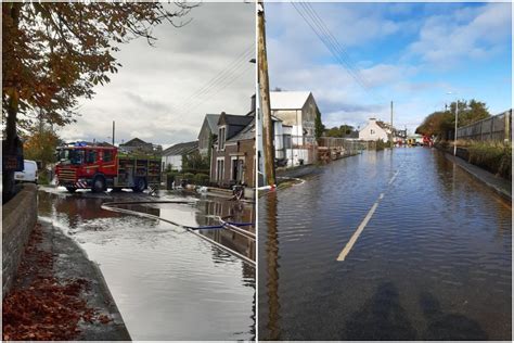 Scotland Weather Streets Left Under Flood Water And Landslides On Roads Amid Met Office