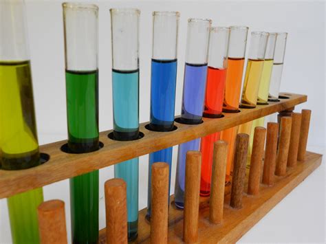 Vintage Chemistry Test Tube Rack Glass Tubes Petri Dishes