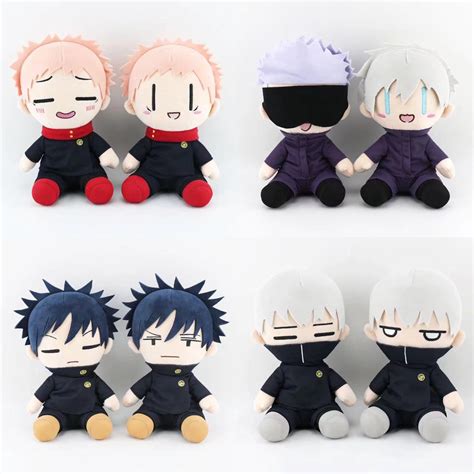 Ready Stock 10inch Jujutsu Kaisen Anime Gojo Satoru Stuff Toys Cartoon