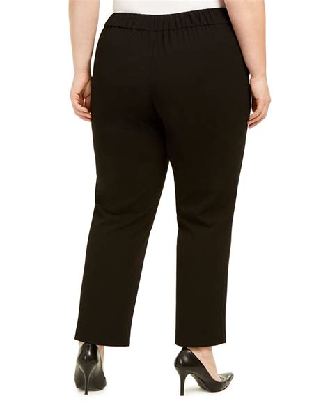 Kasper Plus Size Pull On Modern Dress Pants Macys