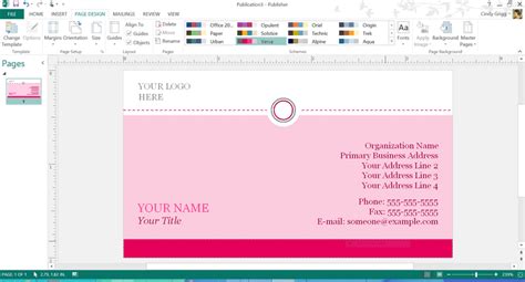 Free Business Card Templates For Microsoft Office