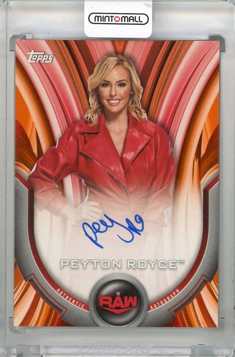 ミントモール MINT 新宿店 2020 TOPPS WWE Women s Division Autographs Orange