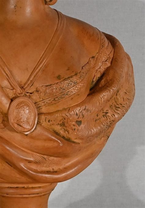 F Lix Lecomte Bust Of Marie Antoinette S Terracotta For Sale At