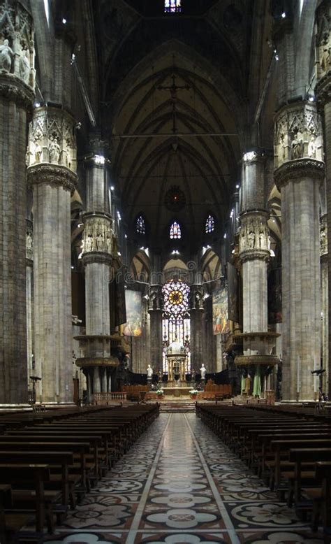 Italy: Milan Cathedral Interior Stock Image - Image of christian ...