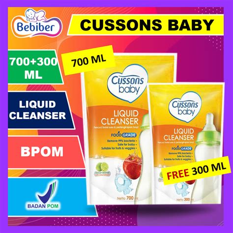 Jual Cussons Baby Liquid Cleanser Ml Ml Sabun Cuci Botol