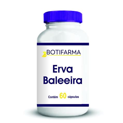 Erva Baleeira 500mg 60 cápsulas Botifarma