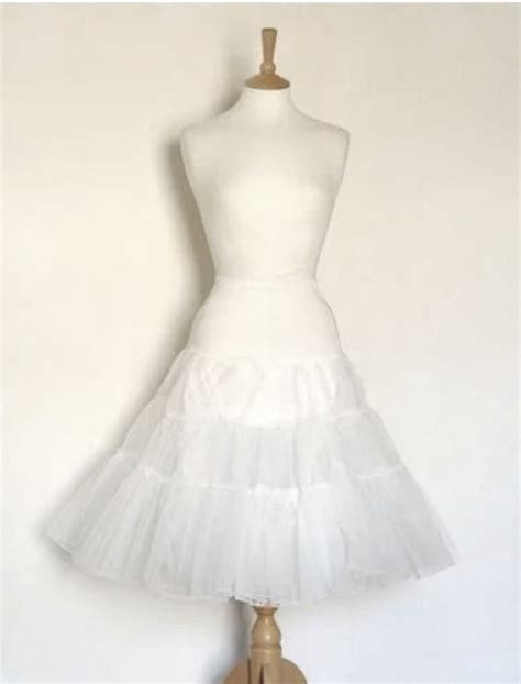 White Tulle Petticoat Full Fifties Style Underskirt Prom Etsy