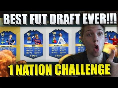 FIFA 16 BEST FUT DRAFT EVER ONE NATION FUT DRAFT CHALLENGE FIFA