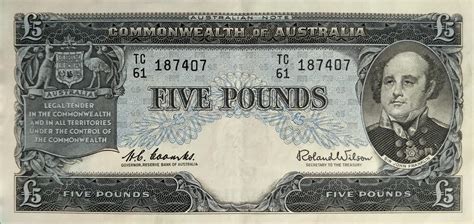 5 Pounds Reserve Bank Australia Numista